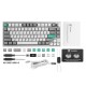 Клавиатура Lemokey P1 Pro Super Banana RGB Wireless/Bluetooth/USB Space Silver (P1P-X4-UA)