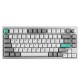 Клавиатура Lemokey P1 Pro Super Banana RGB Wireless/Bluetooth/USB Space Silver (P1P-X4-UA)