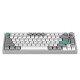 Клавиатура Lemokey P1 Pro Super Banana RGB Wireless/Bluetooth/USB Space Silver (P1P-X4-UA)