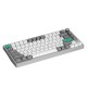 Клавиатура Lemokey P1 Pro Super Banana RGB Wireless/Bluetooth/USB Space Silver (P1P-X4-UA)