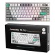 Клавиатура Lemokey P1 Pro Super Banana RGB Wireless/Bluetooth/USB Space Silver (P1P-X4-UA)