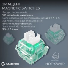 Клавіатура GamePro Asgard Valhalla Max MK160B MAX USB UA Black (MK160B MAX) - Фото