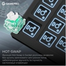 Клавіатура GamePro Asgard Valhalla Max MK160B MAX USB UA Black (MK160B MAX) - Фото