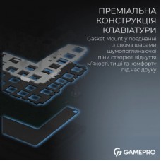 Клавіатура GamePro Asgard Valhalla Max MK160B MAX USB UA Black (MK160B MAX) - Фото