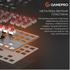 Клавіатура GamePro Genesis Joker MK124G Outemu Red Switch USB UA Gray (MK124G) - Фото