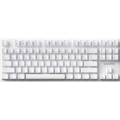 Клавіатура GamePro Genesis Joker MK124W Outemu Red Switch USB UA White (MK124W)