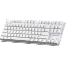 Клавіатура GamePro Genesis Joker MK124W Outemu Red Switch USB UA White (MK124W) - Фото