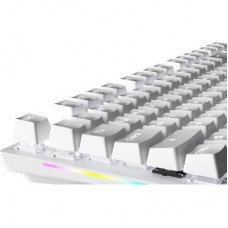 Клавіатура GamePro Genesis Joker MK124W Outemu Red Switch USB UA White (MK124W) - Фото