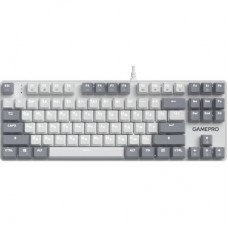 Клавиатура GamePro Genesis Metallic MK110W Outemu Red Switch USB UA White (MK110W) - Фото