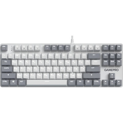 Клавиатура GamePro Genesis Metallic MK110W Outemu Red Switch USB UA White (MK110W)