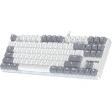 Клавиатура GamePro Genesis Metallic MK110W Outemu Red Switch USB UA White (MK110W) - Фото