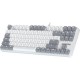 Клавиатура GamePro Genesis Metallic MK110W Outemu Red Switch USB UA White (MK110W)