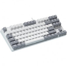 Клавиатура GamePro Genesis Metallic MK110W Outemu Red Switch USB UA White (MK110W) - Фото