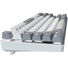 Клавиатура GamePro Genesis Metallic MK110W Outemu Red Switch USB UA White (MK110W) - Фото