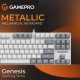 Клавиатура GamePro Genesis Metallic MK110W Outemu Red Switch USB UA White (MK110W)