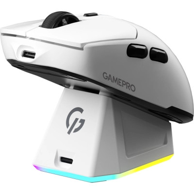 Мышка GamePro Genesis Airmaster Wireless/Bluetooth/USB White (GM167W)