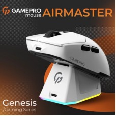 Мышка GamePro Genesis Airmaster Wireless/Bluetooth/USB White (GM167W) - Фото