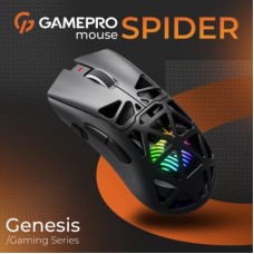 Мышка GamePro Genesis Spider Wireless/Bluetooth/USB Black (GM870B) - Фото