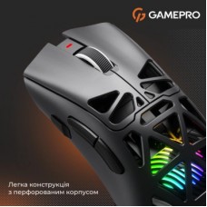 Мышка GamePro Genesis Spider Wireless/Bluetooth/USB Black (GM870B) - Фото