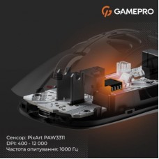 Мышка GamePro Genesis Spider Wireless/Bluetooth/USB Black (GM870B) - Фото