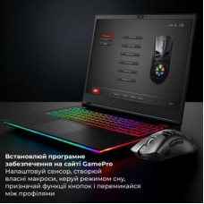 Мышка GamePro Genesis Spider Wireless/Bluetooth/USB Black (GM870B) - Фото
