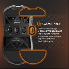 Мышка GamePro Genesis Spider Wireless/Bluetooth/USB Black (GM870B) - Фото