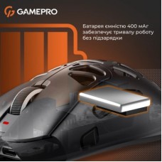 Мышка GamePro Genesis Spider Wireless/Bluetooth/USB Black (GM870B) - Фото