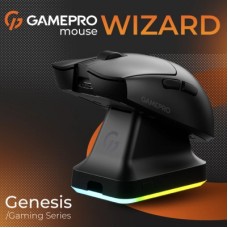 Мышка GamePro Genesis Wizard Wireless/Bluetooth/USB Black (GM160B) - Фото