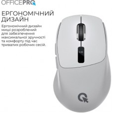 Мышка OfficePro M398G Wireless/Bluetooth Gray (M398G) - Фото