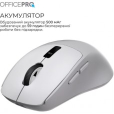 Мышка OfficePro M398G Wireless/Bluetooth Gray (M398G) - Фото