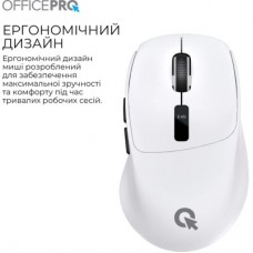 Мышка OfficePro M398W Wireless/Bluetooth White (M398W) - Фото