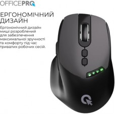 Мышка OfficePro M520B Wireless/Bluetooth Black (M520B) - Фото