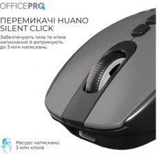 Мышка OfficePro M520B Wireless/Bluetooth Black (M520B) - Фото