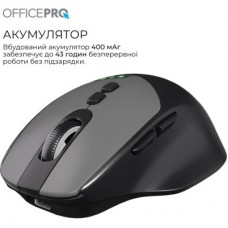 Мышка OfficePro M520B Wireless/Bluetooth Black (M520B) - Фото