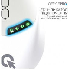 Мышка OfficePro M520W Wireless/Bluetooth White (M520W) - Фото