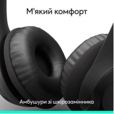 Навушники Logitech H390 USB-C Midnight Black (981-001576) - Фото