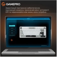 Клавиатура GamePro Genesis Silverlight MK126 USB UA Grey (MK126) - Фото
