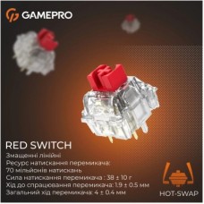 Клавиатура GamePro Genesis Silverlight MK126 USB UA Grey (MK126) - Фото