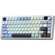 Клавиатура Aula F75 MAX Wireless/Bluetooth UA White/Blue (6978080501158) Клавиатура Aula F75 MAX Wireless/Bluetooth UA White/Blue (6978080501158)
