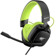 Наушники Havit H2048U USB 7.1 Black/Green (6939119034078)