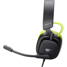 Наушники Havit H2048U USB 7.1 Black/Green (6939119034078) - Фото