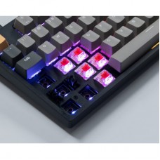 Клавіатура Keychron C1 Pro 87Key K pro Red RGB QMK/VIA Hot-swap USB UA Black (C1PM1_KEYCHRON) - Фото