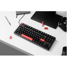 Клавіатура Keychron C3 Pro 87Key K pro Red RGB QMK Hot-swap USB UA Black (C3PH1_KEYCHRON) - Фото