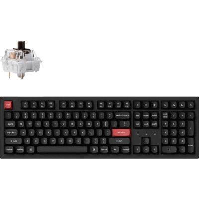 Клавіатура Keychron K10 PRO K pro Brown QMK Wireless/Bluetooth/USB-A UA Black (K10P-B3-UA)