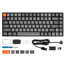 Клавиатура Keychron K2 Max K Super Red Hot-Swap QMK Wireless/Bluetooth/USB-А UA Black (K2M-J1-UA) - Фото