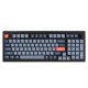Клавіатура Keychron V5 Max Gateron Jupiter Banana Knob Hot-Swap QMK Wireless/Bluetooth/USB-А UA Black (V5M-D4-UA)