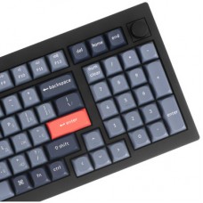 Клавіатура Keychron V5 Max Gateron Jupiter Banana Knob Hot-Swap QMK Wireless/Bluetooth/USB-А UA Black (V5M-D4-UA) - Фото