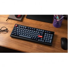 Клавіатура Keychron V5 Max Gateron Jupiter Brown Knob Hot-Swap QMK Wireless/Bluetooth/USB-А UA Black (V5M-D3-UA) - Фото
