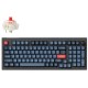 Клавіатура Keychron V5 Max Gateron Jupiter Red Knob Hot-Swap QMK Wireless/Bluetooth/USB-А UA Black (V5M-D1-UA)