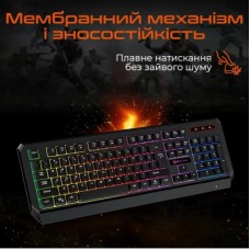 Клавіатура Meetion K9320 USB UA Black (MT-K9320-A-RUA) - Фото